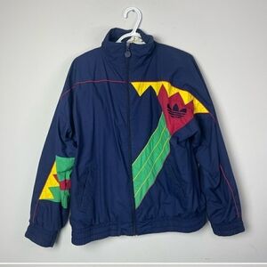 Vintage Adidas Lined Jacket Windbreaker 90s S/M Gender Neutral